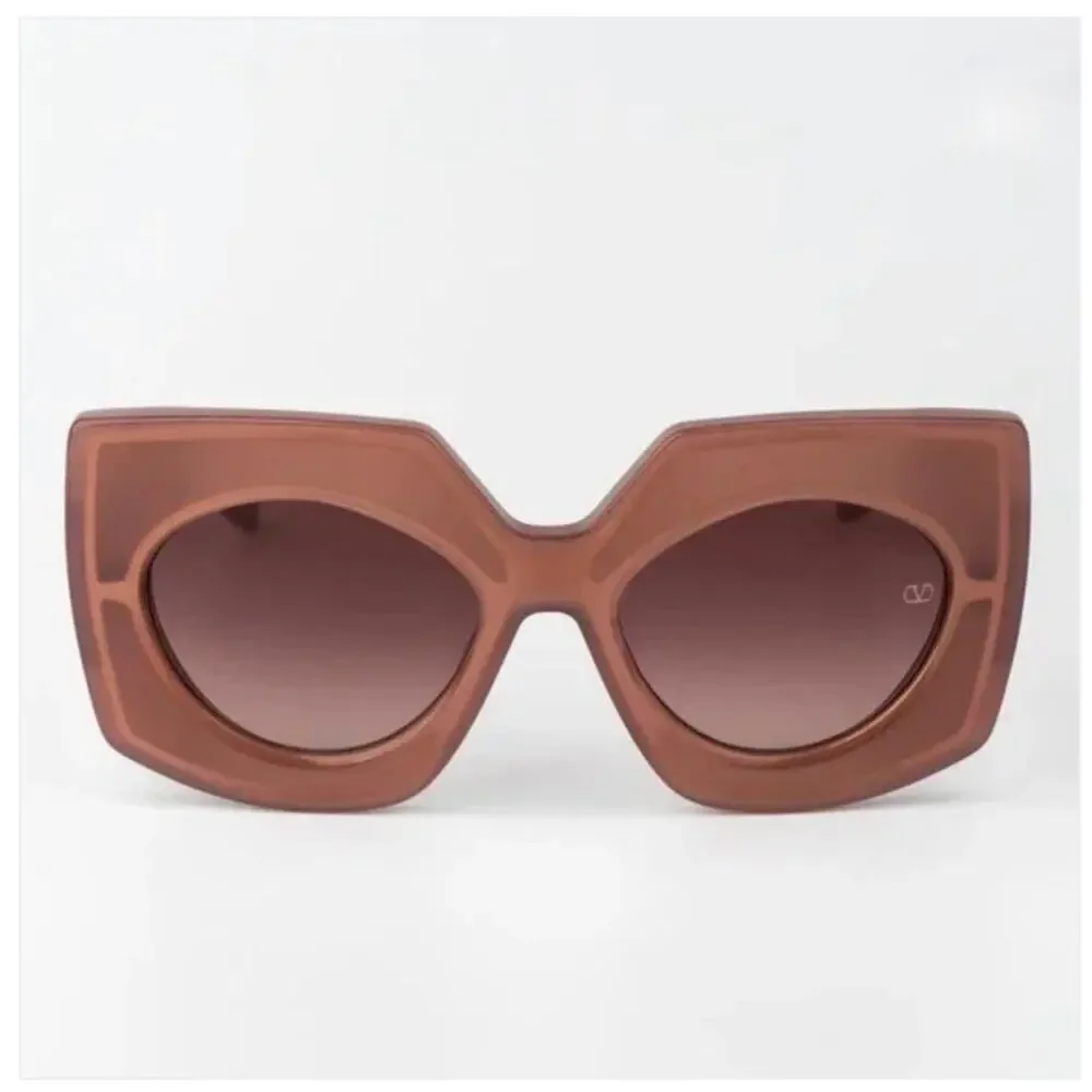New! Valentino V SOUL VLS 127B Designer Brown Sunglasses, Authentic